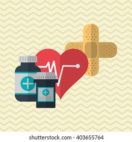cardiology icon design , vector illustration