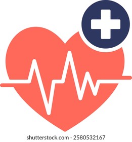 Cardiology Icon Element For Design