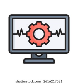 Cardiology Icon Element For Design