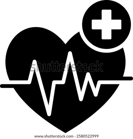 Cardiology Icon Element For Design