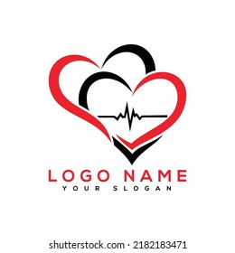 Cardiology Logo Design Symbol Template Stock Vector (Royalty Free ...