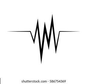 cardiology pulse isolated icon