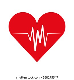cardiology pulse isolated icon