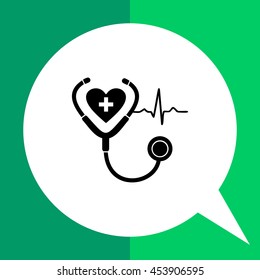 Cardiology simple icon