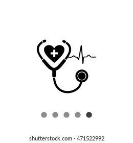 Cardiology simple icon