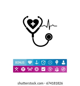 Cardiology simple icon