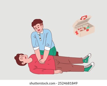 Cardiopulmonary resuscitation (CPR) -  First aid