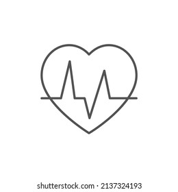 símbolo de iconos cardiorgam elementos vectores para web infográfica