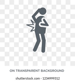 Cardiovascular system icon. Trendy flat vector Cardiovascular system icon on transparent background from sauna collection. 