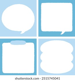 CardNews Frame Notepaper Collection with Crayon Texture