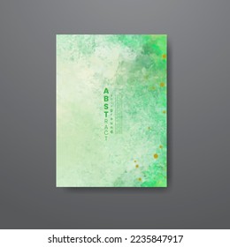 Cards with abstract watercolor background. Design for your cover, date, postcard, banner, logo.