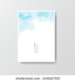 Cards with bright colorful vector watercolor background. Design for your date, postcard, banner, logo. 