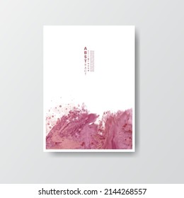 Cards with bright colorful vector watercolor background. Design for your date, postcard, banner, logo. 
