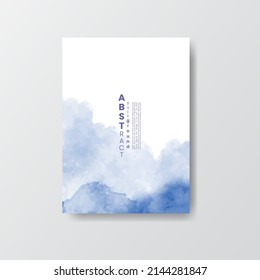 Cards with bright colorful vector watercolor background. Design for your date, postcard, banner, logo. 