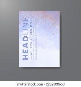 cards with bright colorful vector watercolor background. Design for your date, postcard, banner.