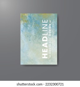 cards with bright colorful vector watercolor background. Design for your date, postcard, banner.