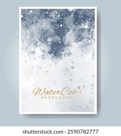 Cards with bright colorful vector watercolor background. Design for your date, postcard, banner.