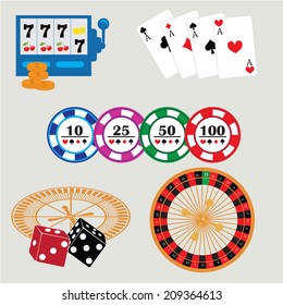 Cards Chips Casino background