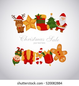 Cards with christmas symbols