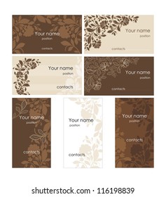 Cards design set
