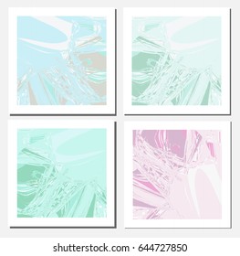 Cards design template with abstract marbling effect background. Flyers. Fashionable invitations, advertisement banners, brochures. Marble texture, liquid colors
