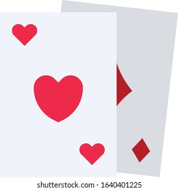 Cards - Gambling icon set. High quality flat vector illustration for website and mobile application.