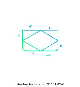 Cards icon design vector