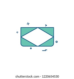 Cards icon design vector