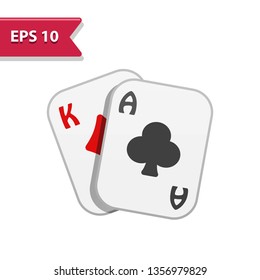 Cards Icon. Professional, pixel-aligned icon in realistic colors.