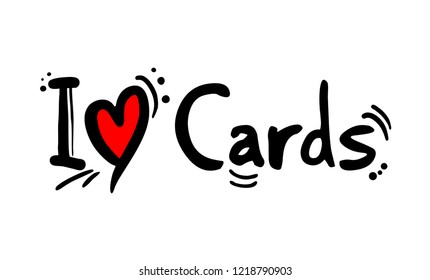 Cards love message