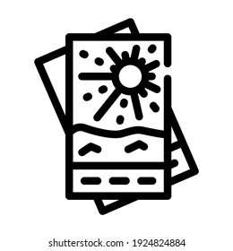cards magis accessory line icon vector. cards magis accessory sign. isolated contour symbol black illustration