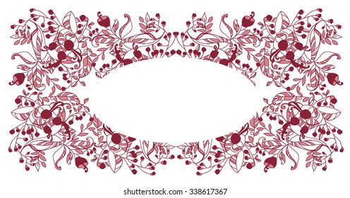 Cards with an ornament for the text