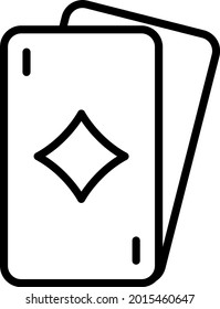 Diseño de iconos del vector de esquema de tarjetas
