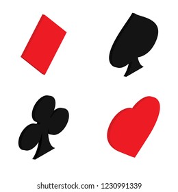 Cards symbols vector