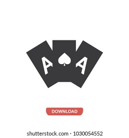 Cards vector icon