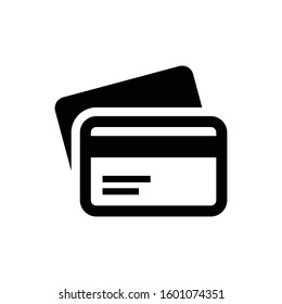 Cards vector icon. Editable symbol illustration.