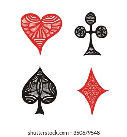 Cards vector illustration