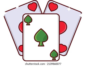 cards Vector illustration on a transparent background.Premium quality symbols. vector line flat  icon for concept and graphic design.