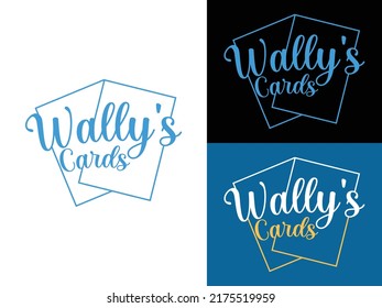 Cards - Wallys Cards Logo Template