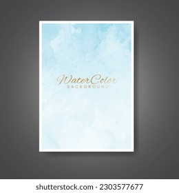 Cards with watercolor background. Design for your cover, date, postcard, banner, logo.