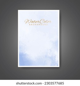 Cards with watercolor background. Design for your cover, date, postcard, banner, logo.