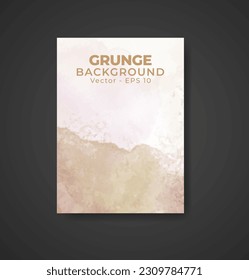 Cards with watercolor background. Design for your cover, date, postcard, banner, logo.