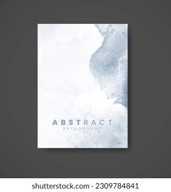 Cards with watercolor background. Design for your cover, date, postcard, banner, logo.