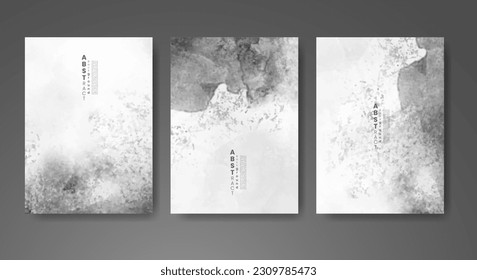 Cards with watercolor background. Design for your cover, date, postcard, banner, logo.