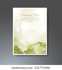 Cards with watercolor background. Design for your cover, date, postcard, banner, logo.