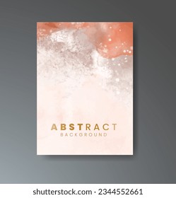 Cards with watercolor background. Design for your cover, date, postcard, banner, logo.