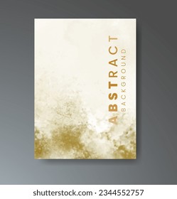 Cards with watercolor background. Design for your cover, date, postcard, banner, logo.