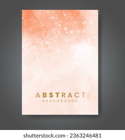 Cards with watercolor background. Design for your cover, date, postcard, banner, logo.