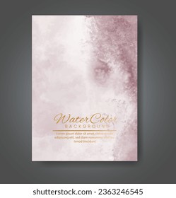 Cards with watercolor background. Design for your cover, date, postcard, banner, logo.