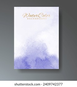 Cards with watercolor background. Design for your cover, date, postcard, banner, logo.